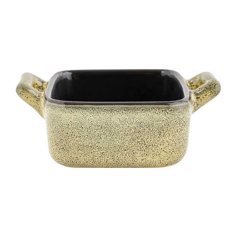 Ovenschaaltje met grepen s - diverse kleuren - 7x7x3 cm