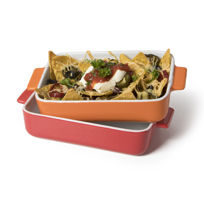 Ovenschaal - rood - 22.5x12.8x4.5 cm