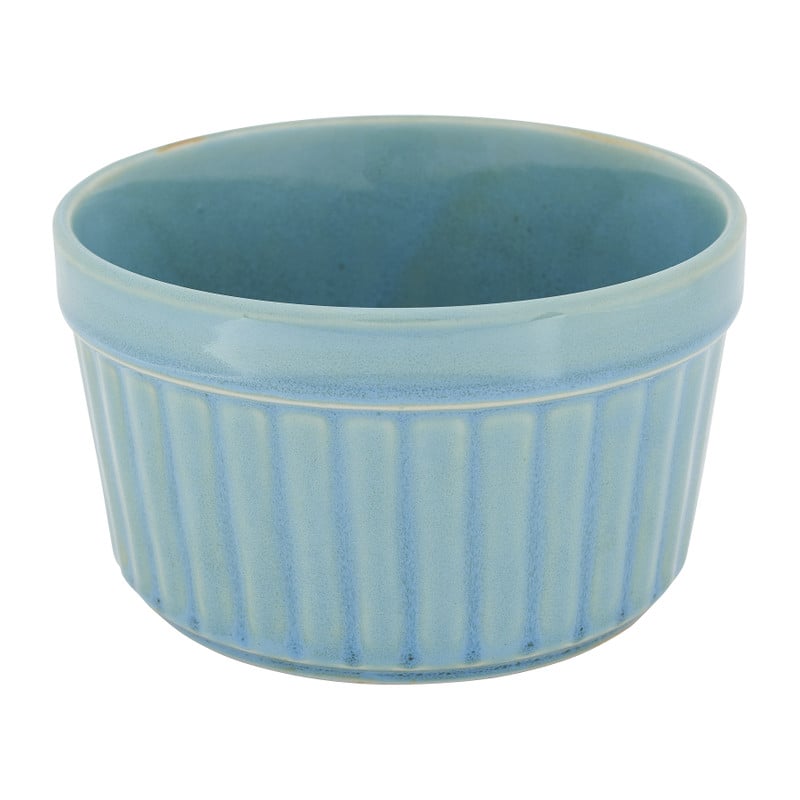 Mini ovenschaaltje - blauw - ⌀10.8x6 cm  