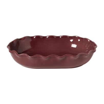 Ovenschaal geschulpt bordeaux - rood