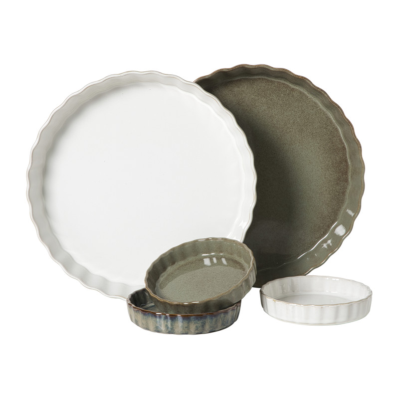 Taartvorm Toscane S - beige - ø12x2.5 cm