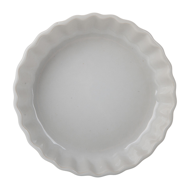 Taartvorm stoneware - 16 cm - wit