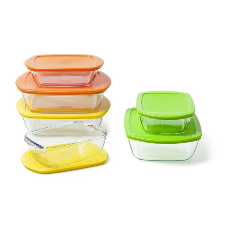 Pyrexschaal geel - set van 2