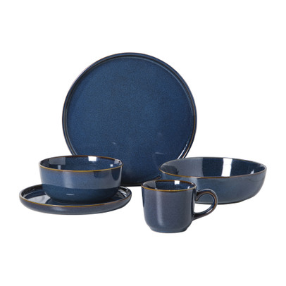 Serviesset 20-delig - blauw - 4 persoons