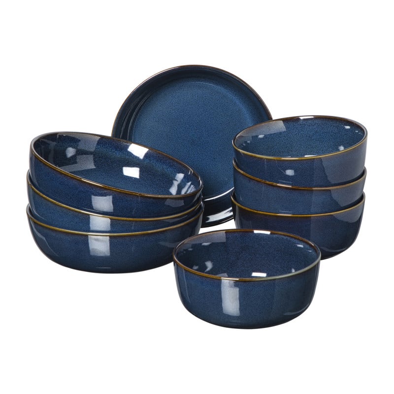 Serviesset 20-delig - blauw - 4 persoons