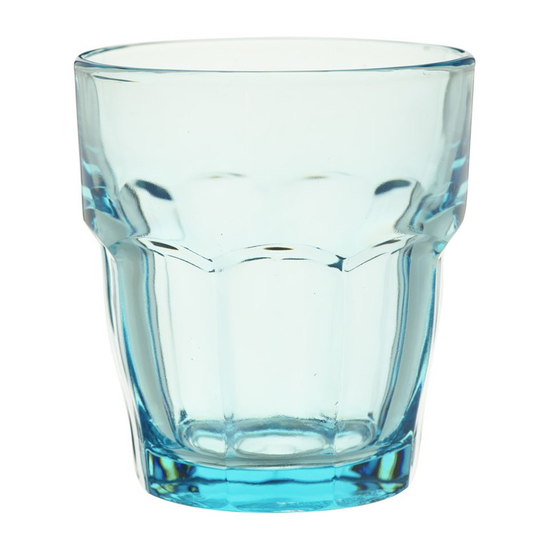 Glas rock bar - 27 cl - blauw