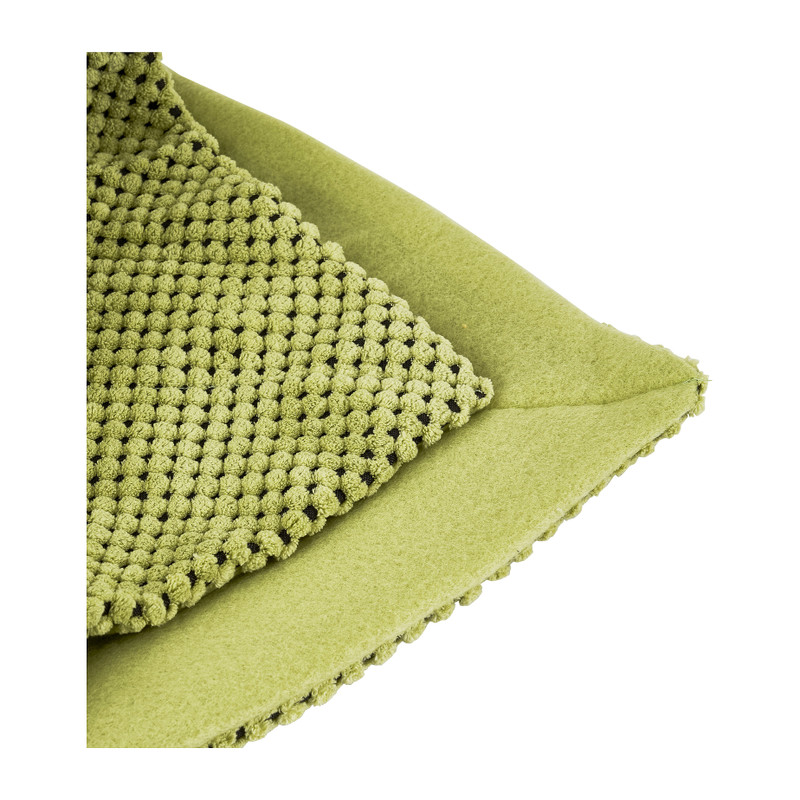 Plaid blokje - appeltjesgroen - 130x160 cm 