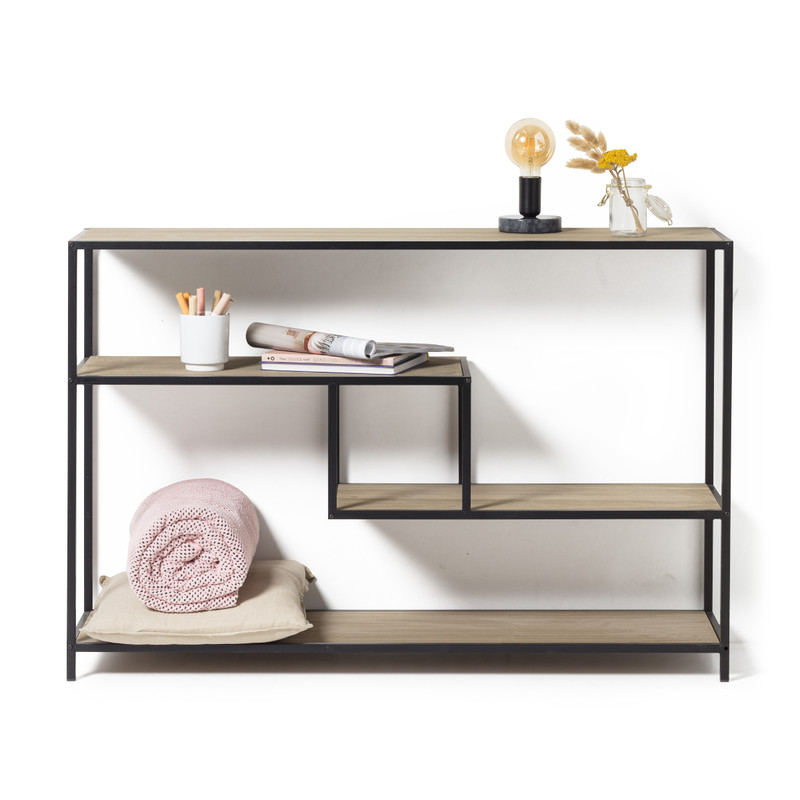 Plaid blokje - poederroze - 130x160 cm