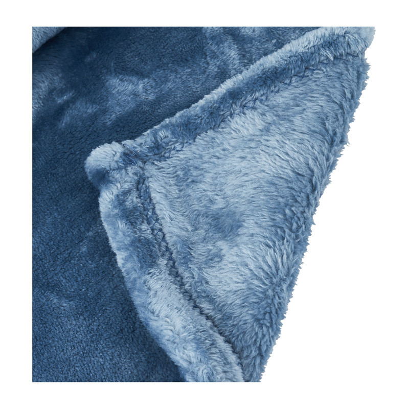 Plaid - blauw - 130x170 cm