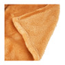 Fleece deken - geel/oranje - 130x170 cm