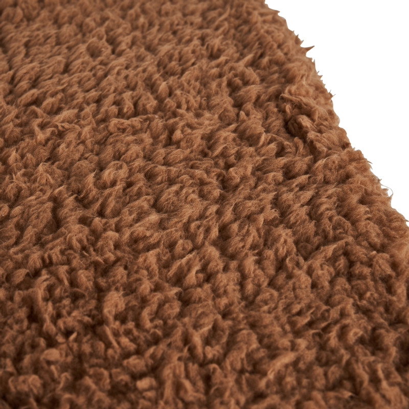 Plaid sherpa - bruin - 130x170 cm