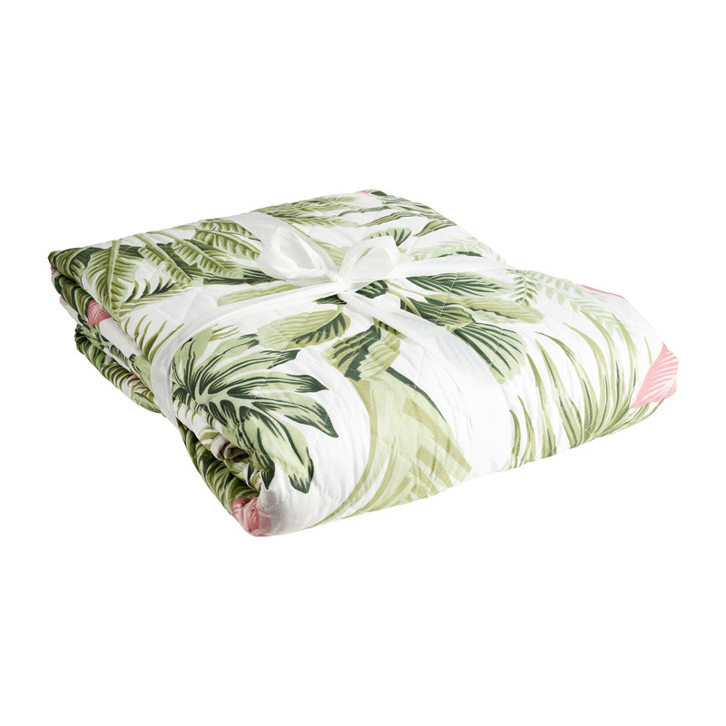 Quilt bladeren - 220x240 cm