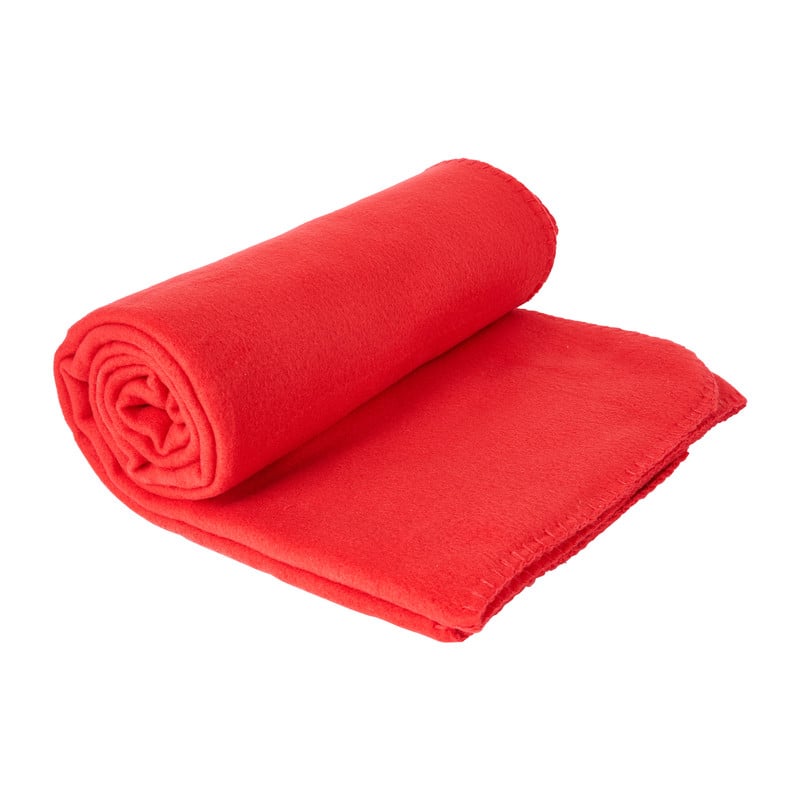 Fleecedeken rood - 130x170 cm