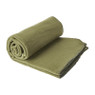 Fleece deken mosgroen - 130x170 cm