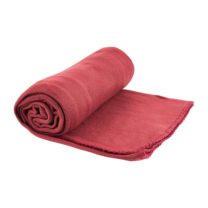 Fleecedeken - rood - 130x170 cm 