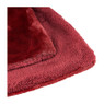 Plaid bont - rood - 130x170 cm 