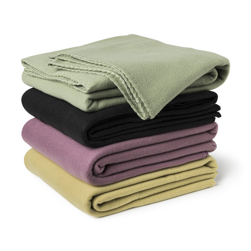 Fleece deken - paars - 160x130 cm