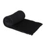 Fleece deken - zwart - 200x150 cm