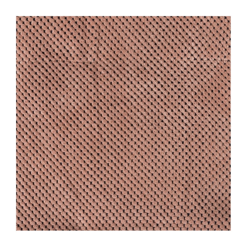 Plaid blokje - blush - 130x160 cm