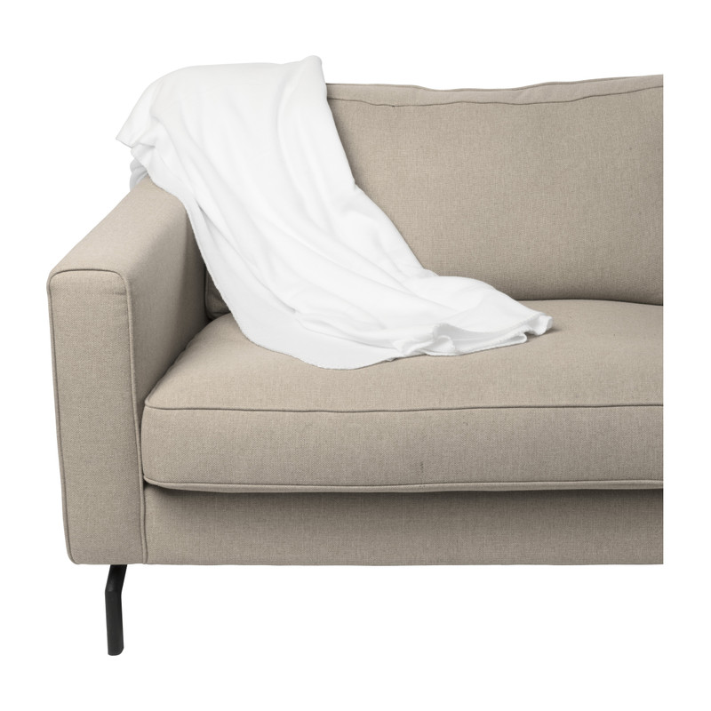 Fleece deken - wit - 160x130 cm