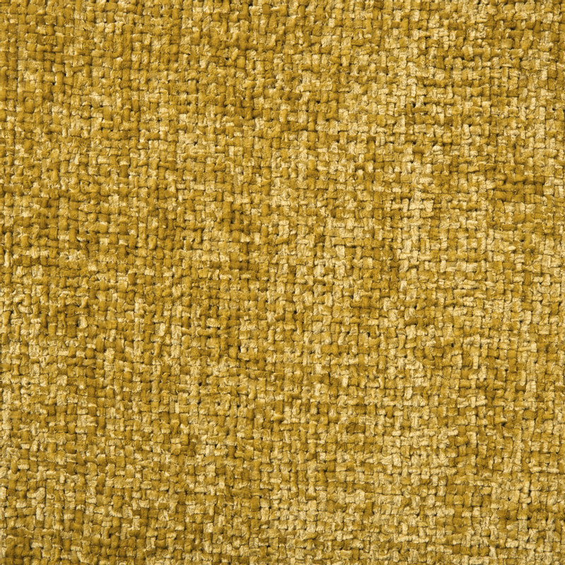 Plaid chenille met kwastjes Mieke - geel - 170x130 cm