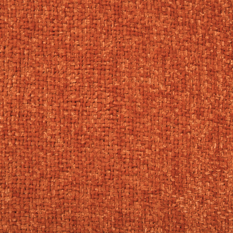 Plaid chenille met kwastjes Marianne - oranje - 170x130 cm