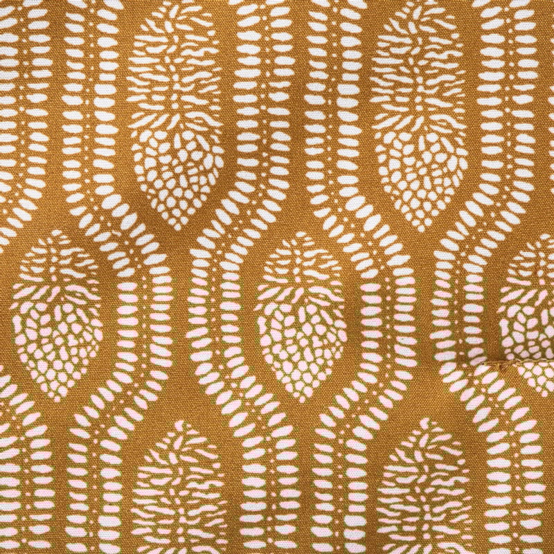 Plaid quilted wave - bruin -  130x170 cm