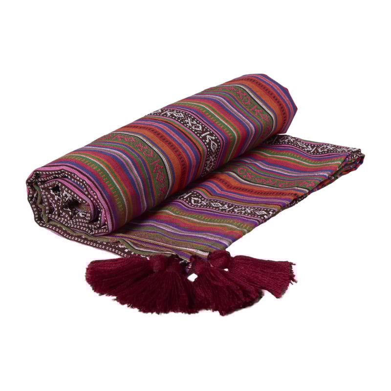 Plaid mexican  - rood  - 130x160 cm