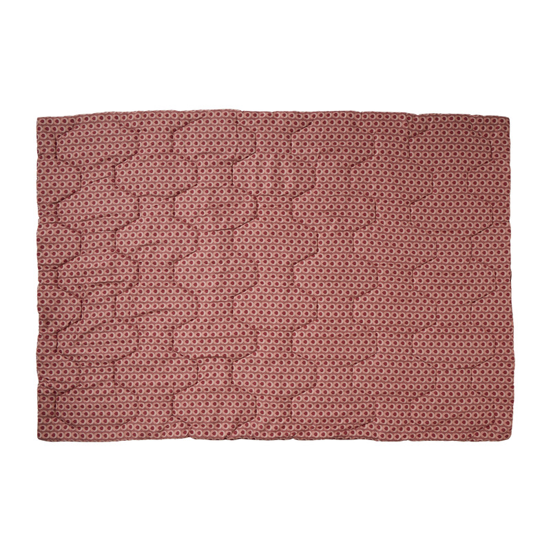 Wasbaar dekbed bloem - roze - 140x200 cm