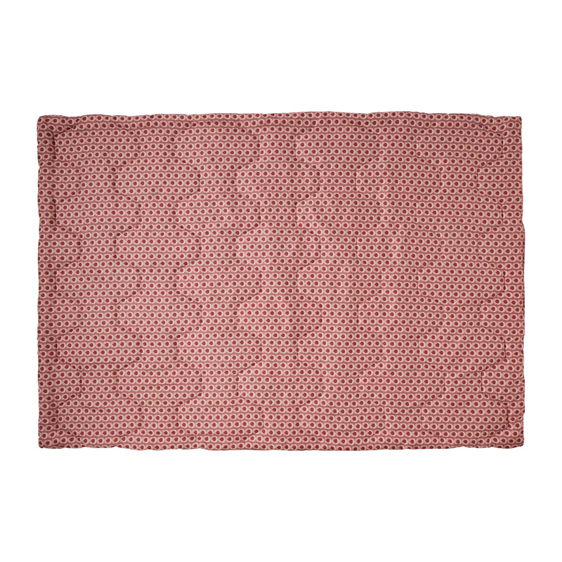 Wasbaar dekbed bloem - roze - 200x220 cm