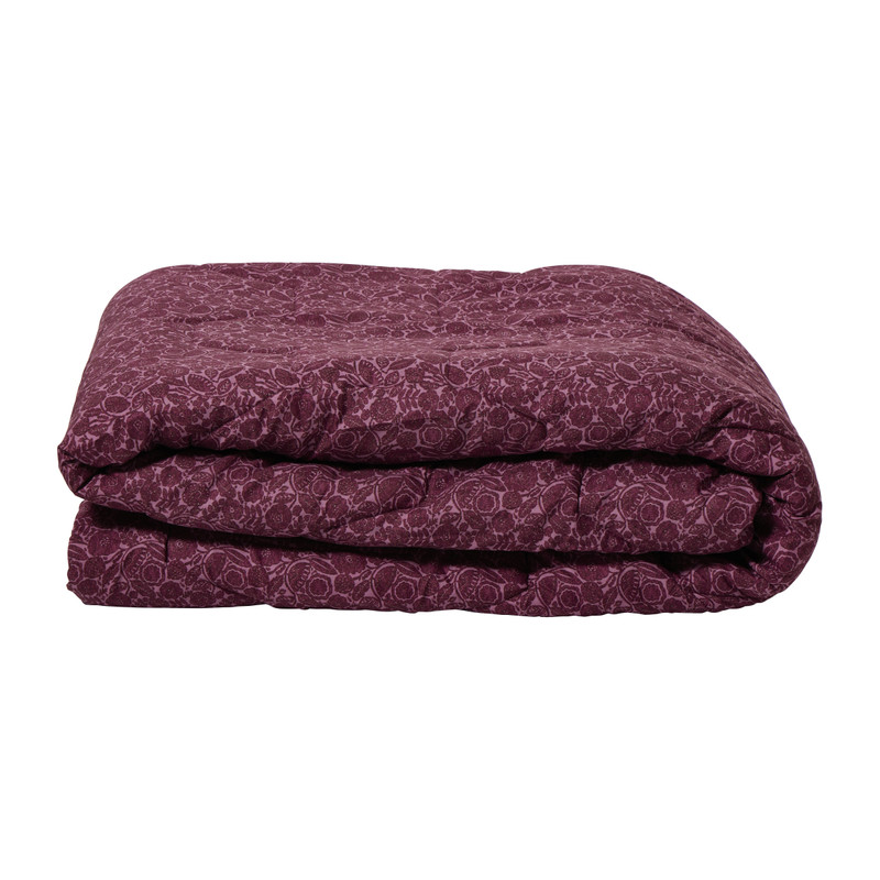 Wasbaar dekbed - rood - 200x220 cm