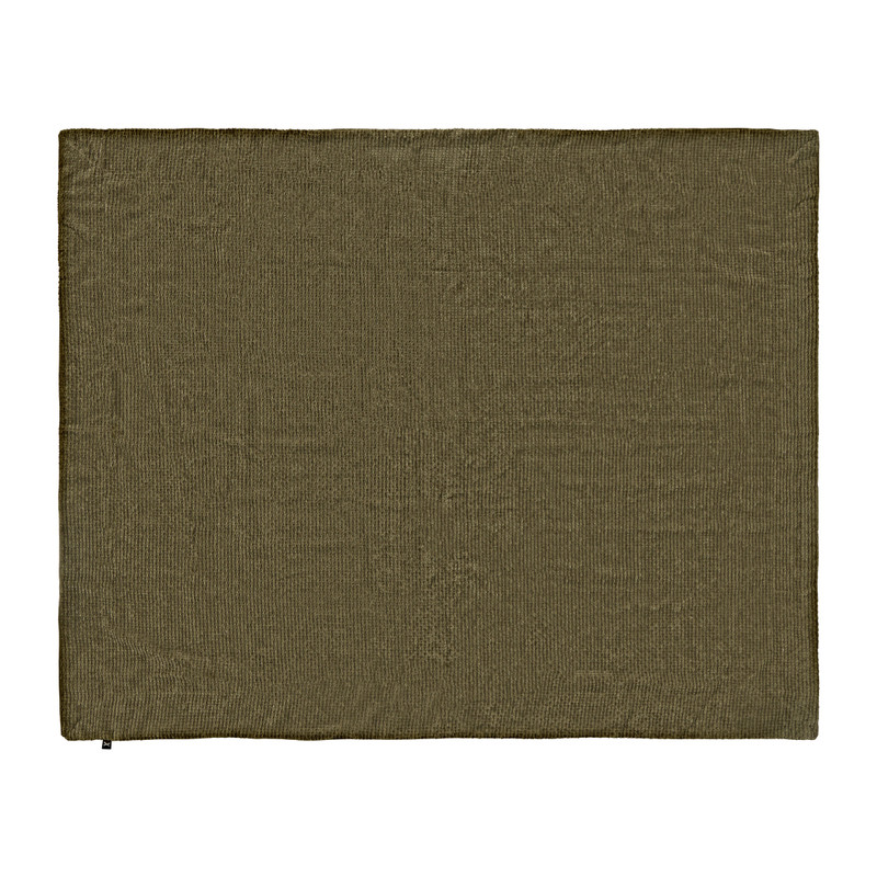 Plaid geblokt - groen - 130x160 cm