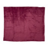 Plaid rib - bordeaux rood - 130x150 cm