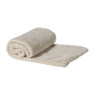 Plaid rib - beige - 130x150 cm