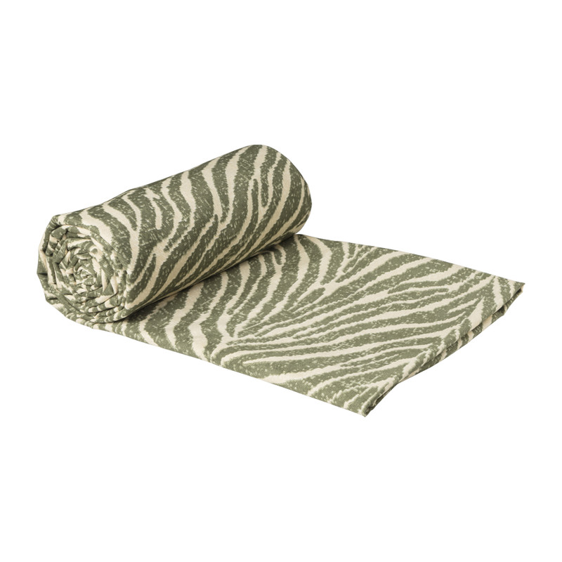 Grand foulard zebra groen - kleed/plaid - 215x380 cm