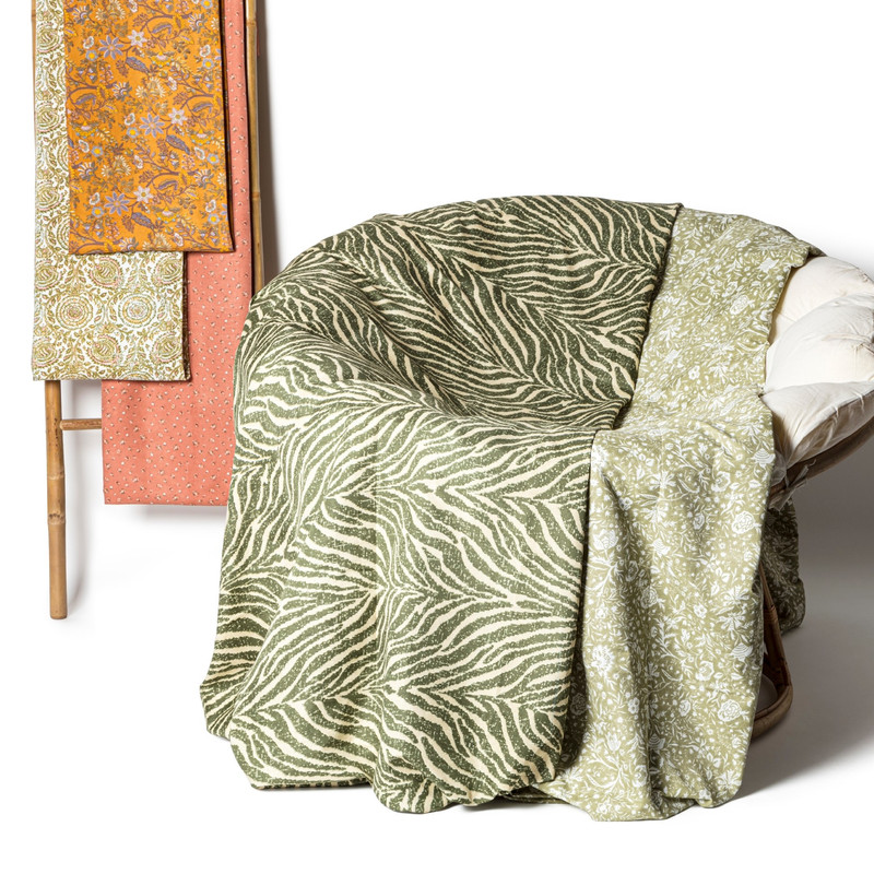 Grand foulard zwart - kleed/plaid - 215x380 cm