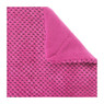 Plaid blokje - roze - 130x160 cm