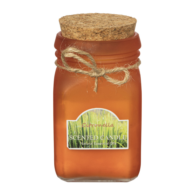 Citronella kaars - diverse varianten - ø6.5x11.5 cm 