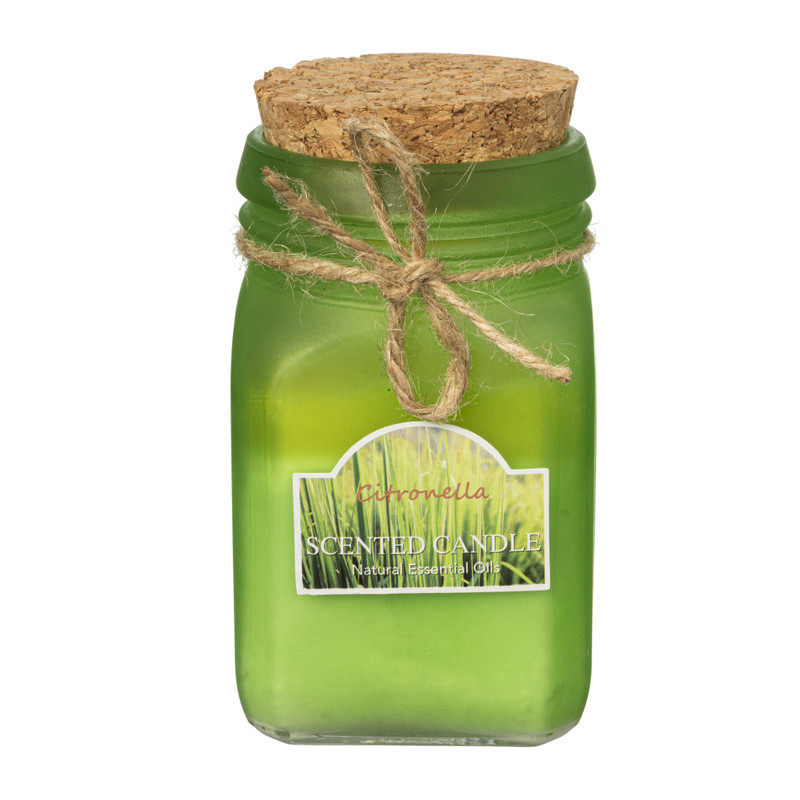 Citronella kaars - diverse varianten - ø6.5x11.5 cm 