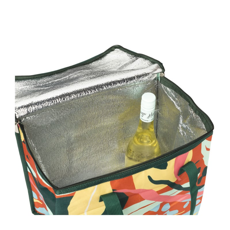 Koeltas Miami bloemen - multikleur - 35x21x31 cm