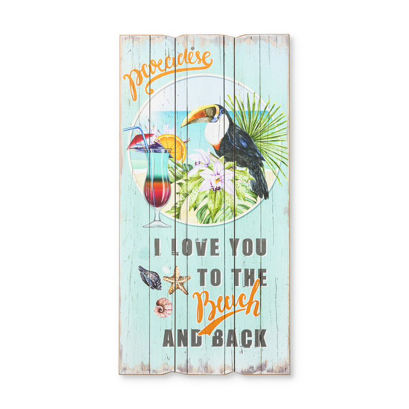 Wanddecoratie jungle fever - diverse varianten - 60x30 cm