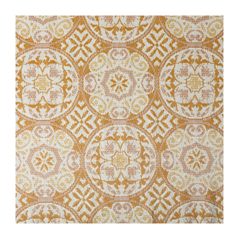 Buitenkleed cirkels - geel/oranje - 160x230 cm