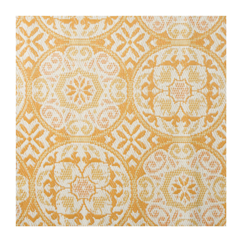 Buitenkleed cirkels - geel/oranje - ø150 cm