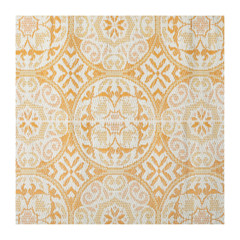 Buitenkleed cirkels - geel/oranje - 200x300 cm