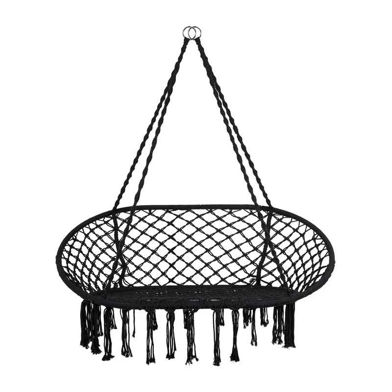 Hangbank Knoet - zwart