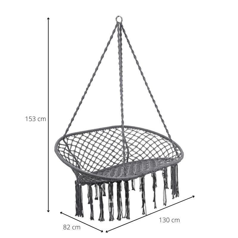 Hangbank Knoet - grijs
