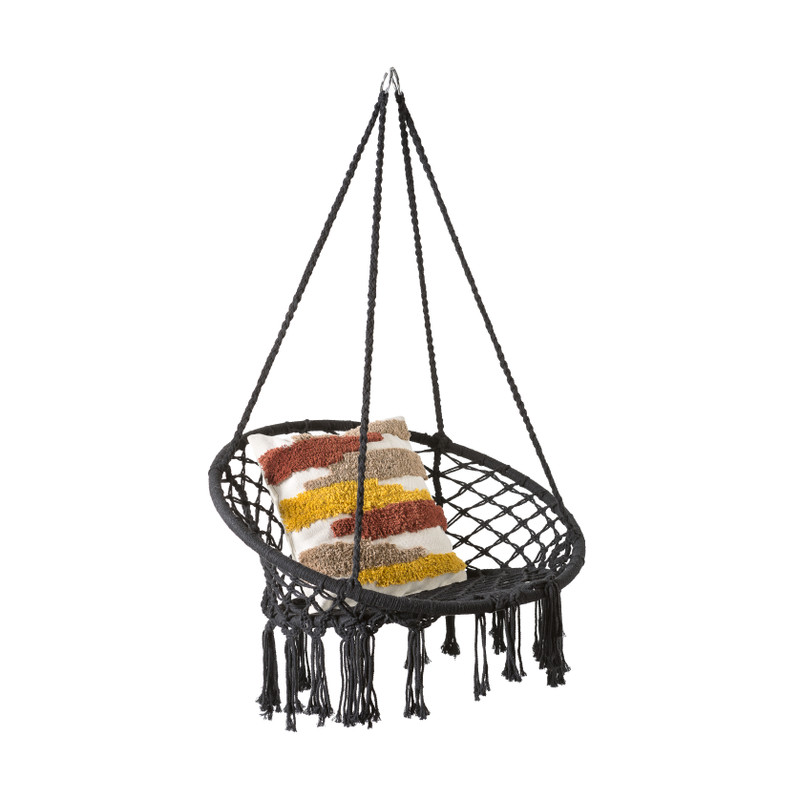 Hangstoel Knoet - zwart