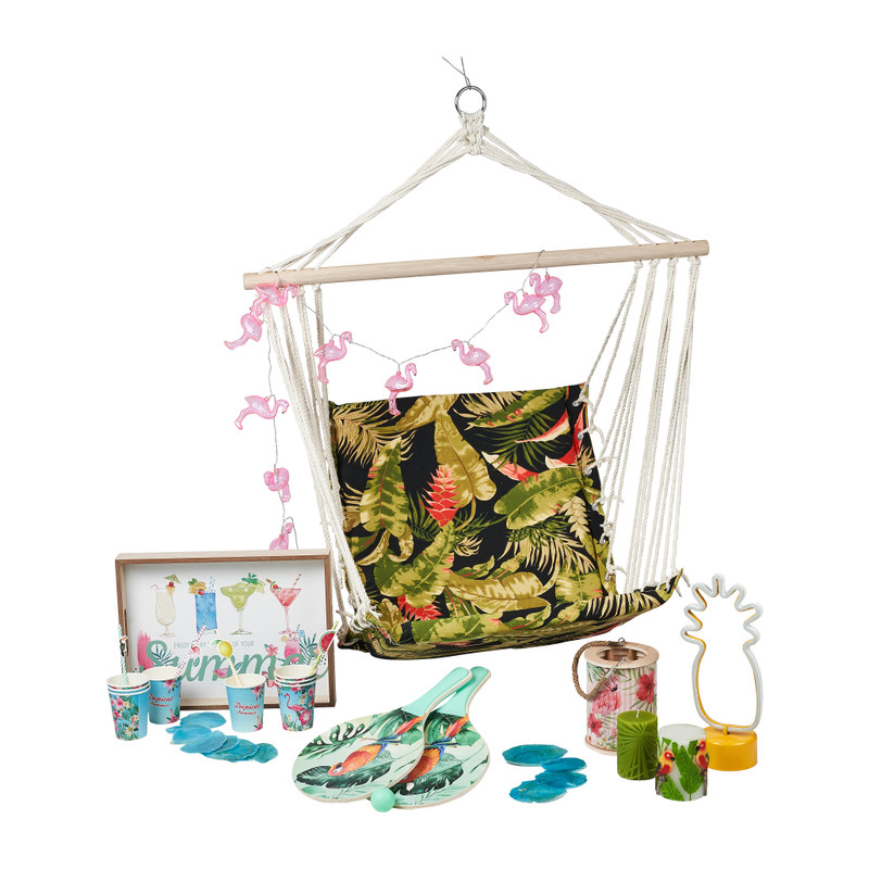 Hangstoel aan stok - tropical