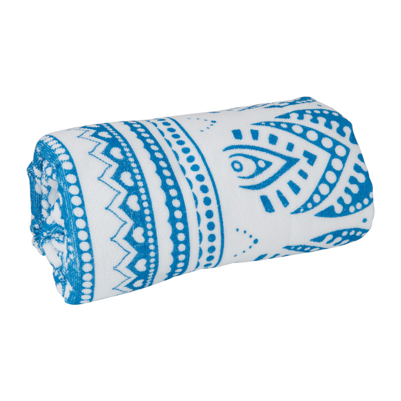 Strandlaken Indian Blue - 180x100 cm