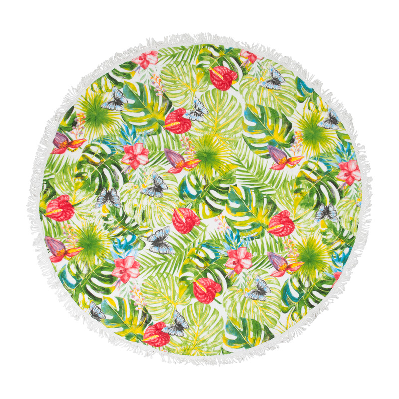 Beachplaid rondo  jungle - 145 cm